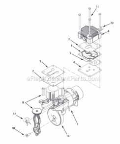 Part Location Diagram of ST071804AV Campbell Hausfeld Flat Head Mach Screw